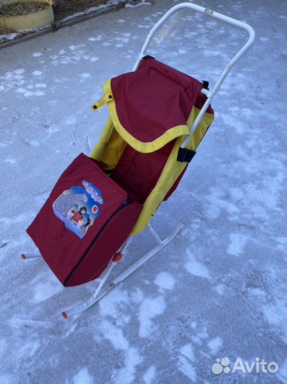 Коляска санки