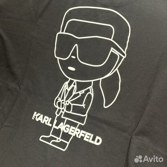 Футболка Karl Lagerfeld унисекс S,M