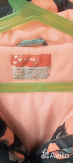 Куртка зимняя для девочки 146