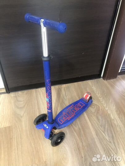 Самокат детский трехколесный бу