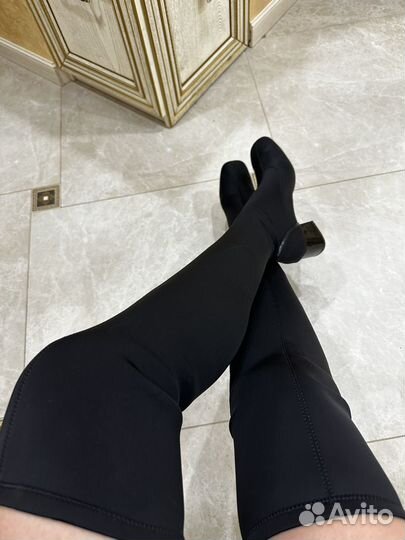 Сапоги чулки zara 40