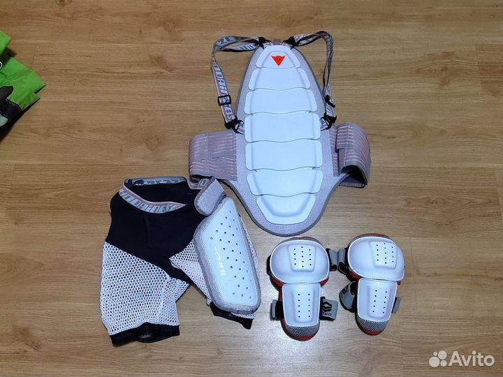 Защита кистей, колен, локтей, копчика, спины