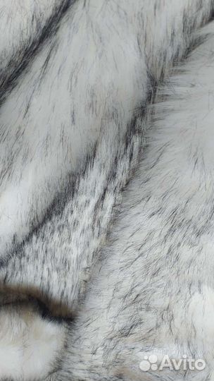 Искусственный мех Полярная лисица 3 метра метраж