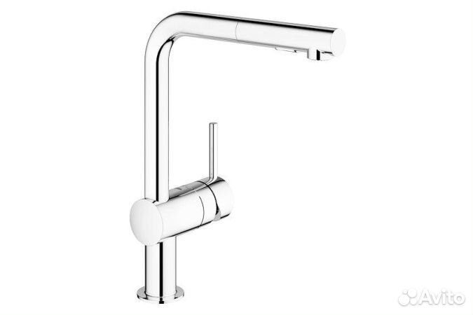 Смеситель Grohe Minta 30274000 хром, выдвижной изл