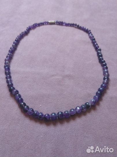 Бусы самоцветы СССР винтаж