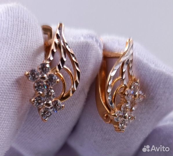Золотые Серьги 585 пробы. Рассрочка
