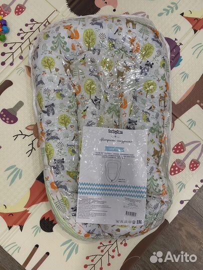 Кокон для новорожденных гнездышко babyton