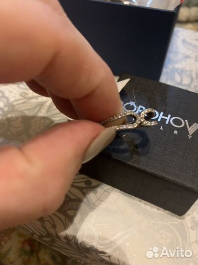 Серебряное кольцо новое