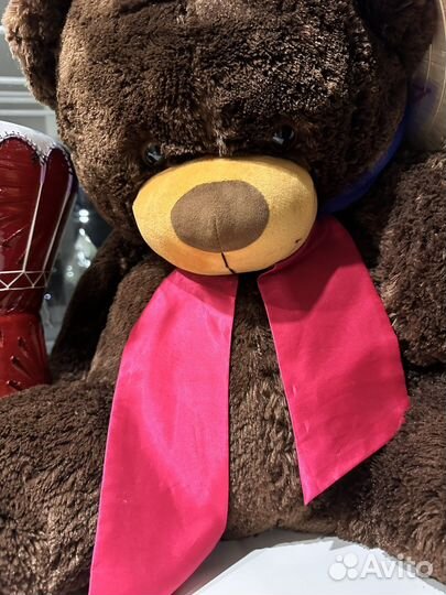 Плюшевый медведь1 м