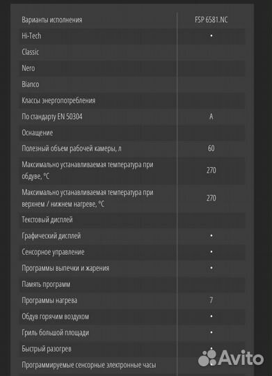 Духовой шкаф Beltratto