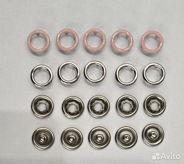 Кнопка рубашечная (кольцо) 9,5 мм - эмаль. tals