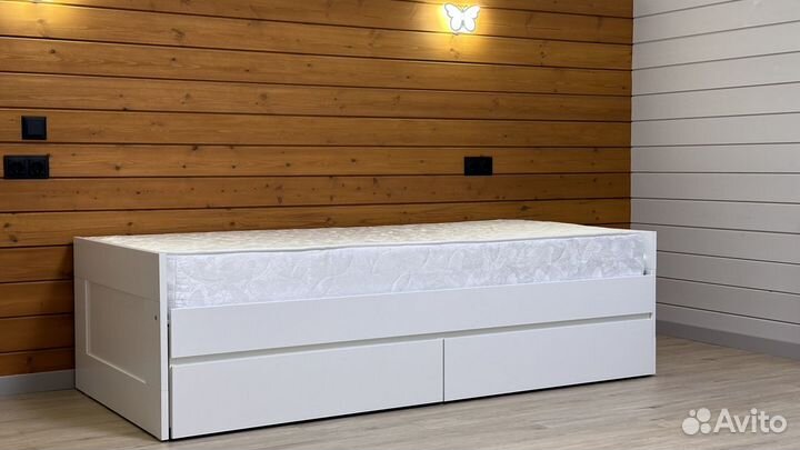 Кровать раздвижная brimnes IKEA Икеа