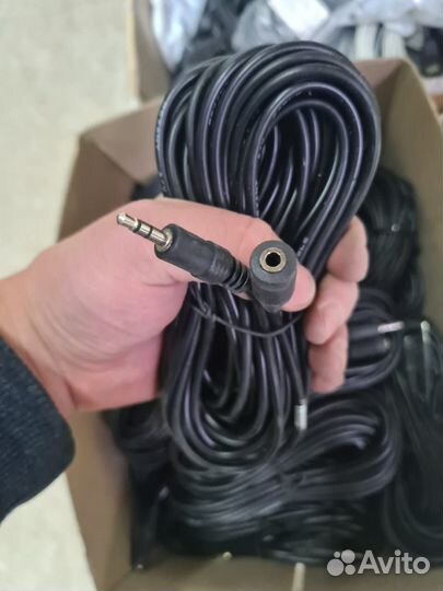 Кабель Jack 3.5 mm вилка - Jack 3.5 розетка 10м