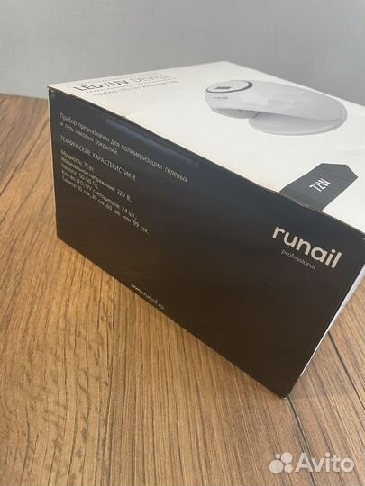 Runail Лампа для маникюра и педикюра LED/UV 72 Вт