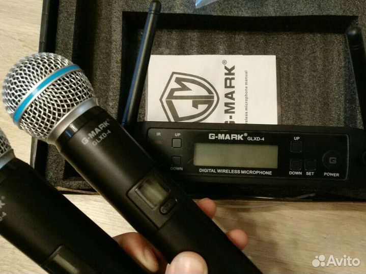 Радиомикрофоны Shure SLX 24,G-Mark, qlxd4