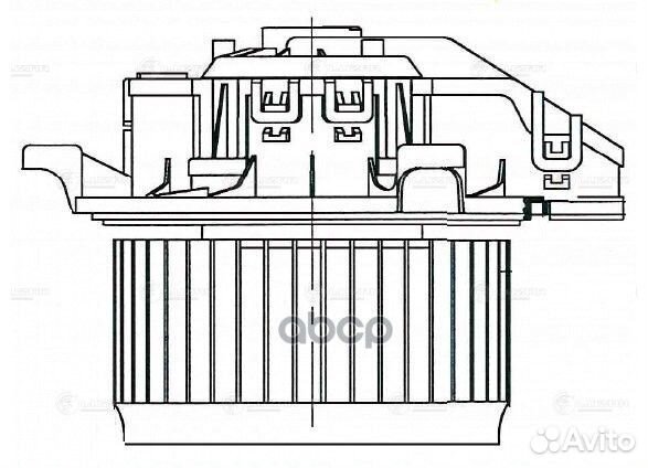 Э/вентилятор отоп. для а/м Ford Ecosport (13)