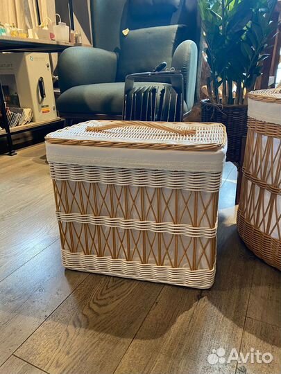 Корзина с чехлом для белья