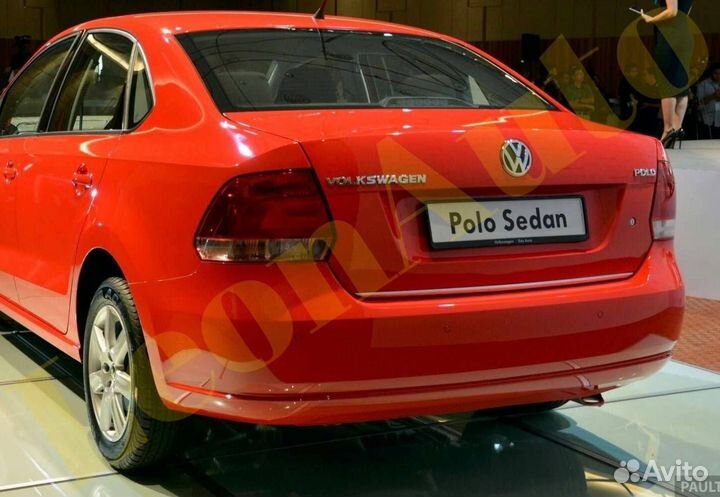 Задний бампер VW Polo 5 2009-2020 A3T