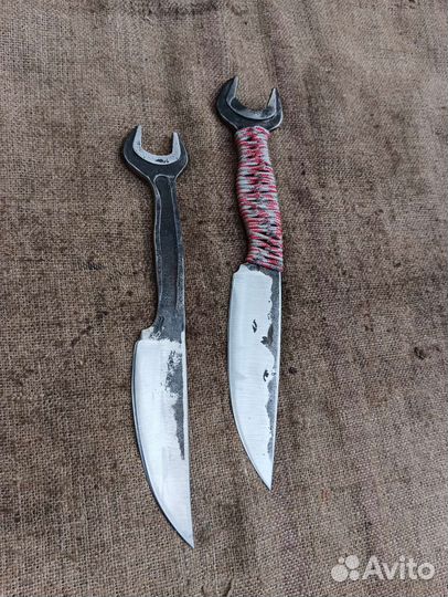 Нож кованый из ключа