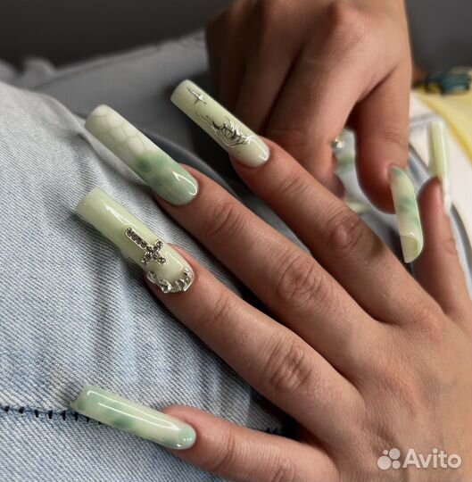 Наращивание ногтей/Маникюр гель-лак