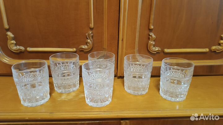 6 стаканов Bohemia б/у