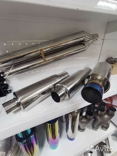 Банка выхлопная глушитель hks hi-power jasma