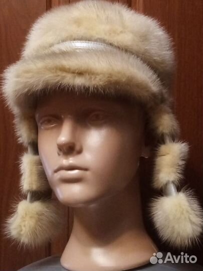 Шапка зимняя меховая женская норка