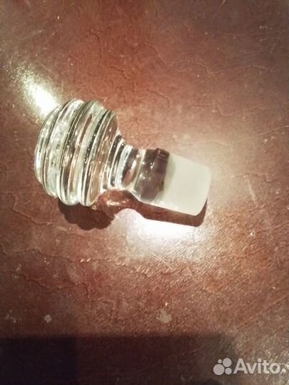 Пробки стекляные винтажные для бутыли, графина