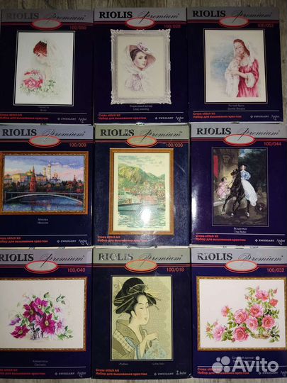 Набор для вышивания крестом риолис