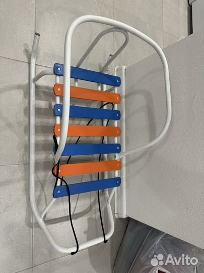 Санки детские с подушкой