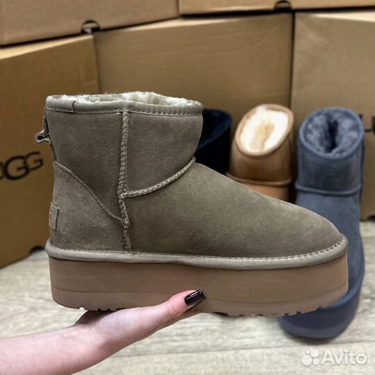 UGG Classic Mini II с массивной подошвой