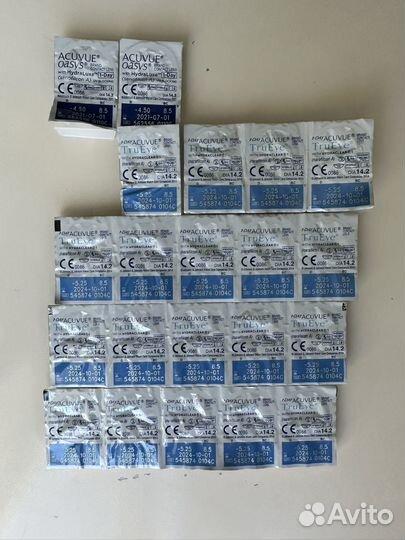 Линзы контактные acuvue trueye однодневные