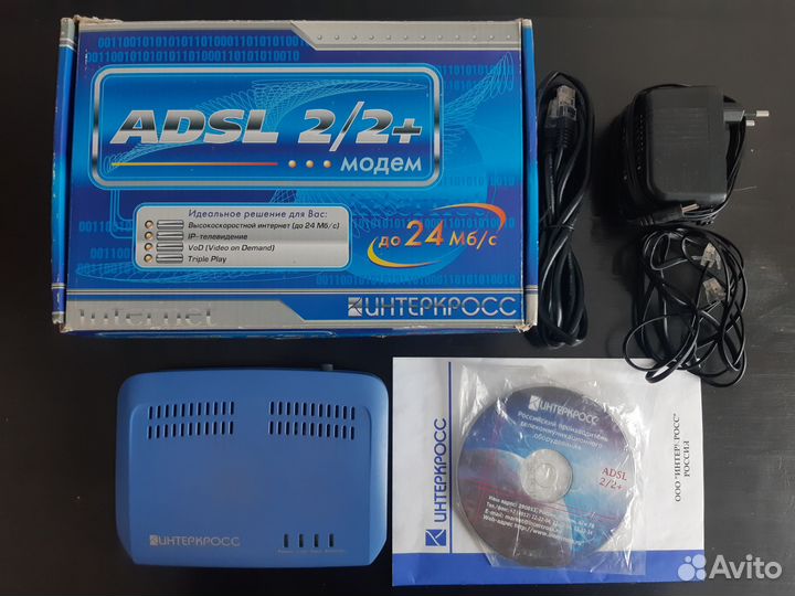 Adsl-модем интеркросс icdsl 5633 E