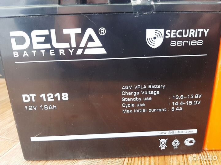 Аккумулятор delta DT1218