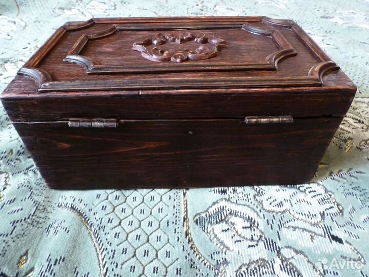 Шкатулка Сундучок СССР старинная дерево