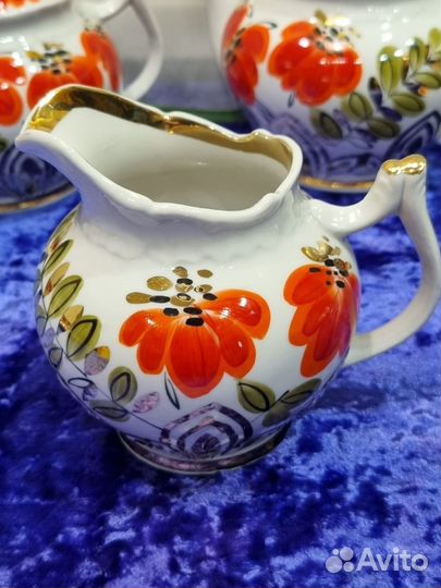 Сервиз чайный Вербилки Алые маки