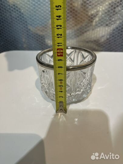 Конфетница хрусталь СССР