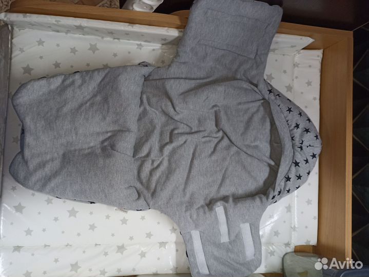 Тёплый конверт кокон для малыша