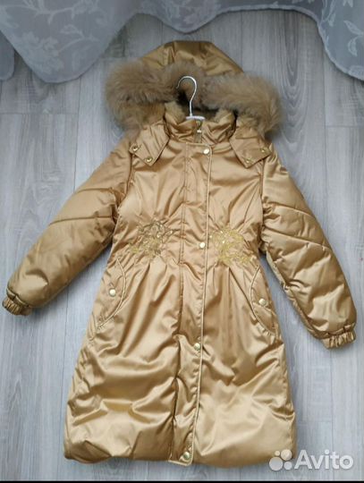 Пальто зимнее на девочку Kerry Lux 116