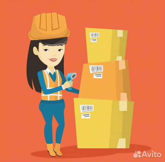 Стикеровщица на склад одежды Химки 2/2,3/3,5/2