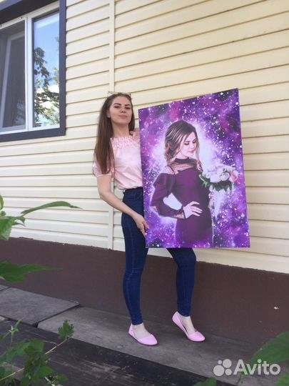 Портрет, картина в Томске по фото на холсте