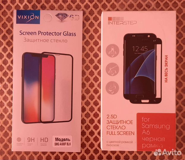 Защитное стекло Samsung A6