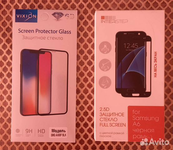 Защитное стекло Samsung A6