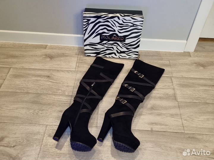 Сапоги ботфорты зимние 39