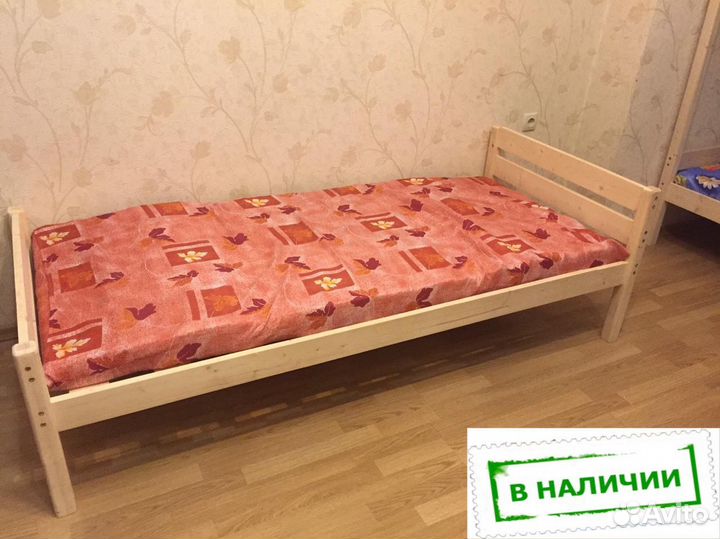 Кровать односпальная двуспальная с матрасом