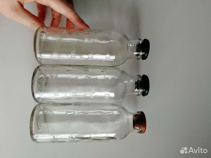 Бутылочки мерные, СССР, 5 шт