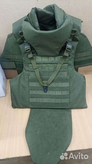 Бронежилет штурмовой+комплет бронеплит бр5 Олива