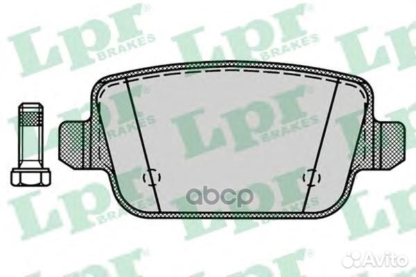 Колодки торм. дисковые 05p1272 Lpr