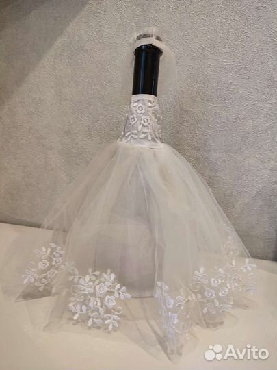 Декор для свадебных бутылок