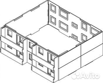 Piko 61147 Площадка строительства панельного дома